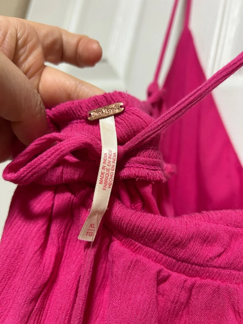 💗NWT Free People Pink Tumi Tunic Dress - Size X-Large - Picture 9 of 10